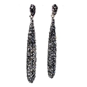 Chn-0164-1 Zara Küpe Eskitme Gümüş