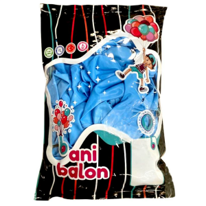 Bani Balon Baskısız 12 inç 100'lü - Mavi