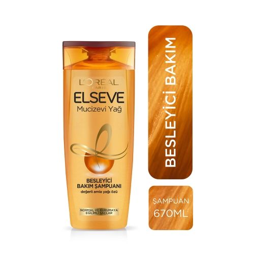 Elseve Şampuan Mucizevi Yağ Besleyici Bakım 670 ml