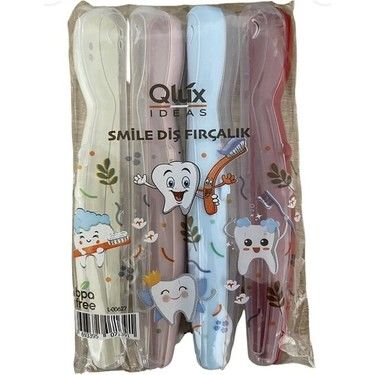 Qlüx Diş Fırçası Kabı 4'lü
