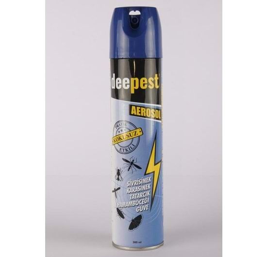 Deepest Aerosol Sivrisinek Tatarcık ve Güve İlacı Kokusuz Formül 300 ml