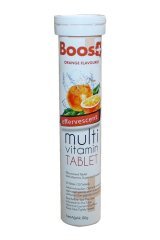 Boos+ Portakal Aromalı Multivitamin 20 Efervesan Tablet