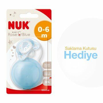 Nuk Baby Blue Uyku Emziği 0-6 Ay
