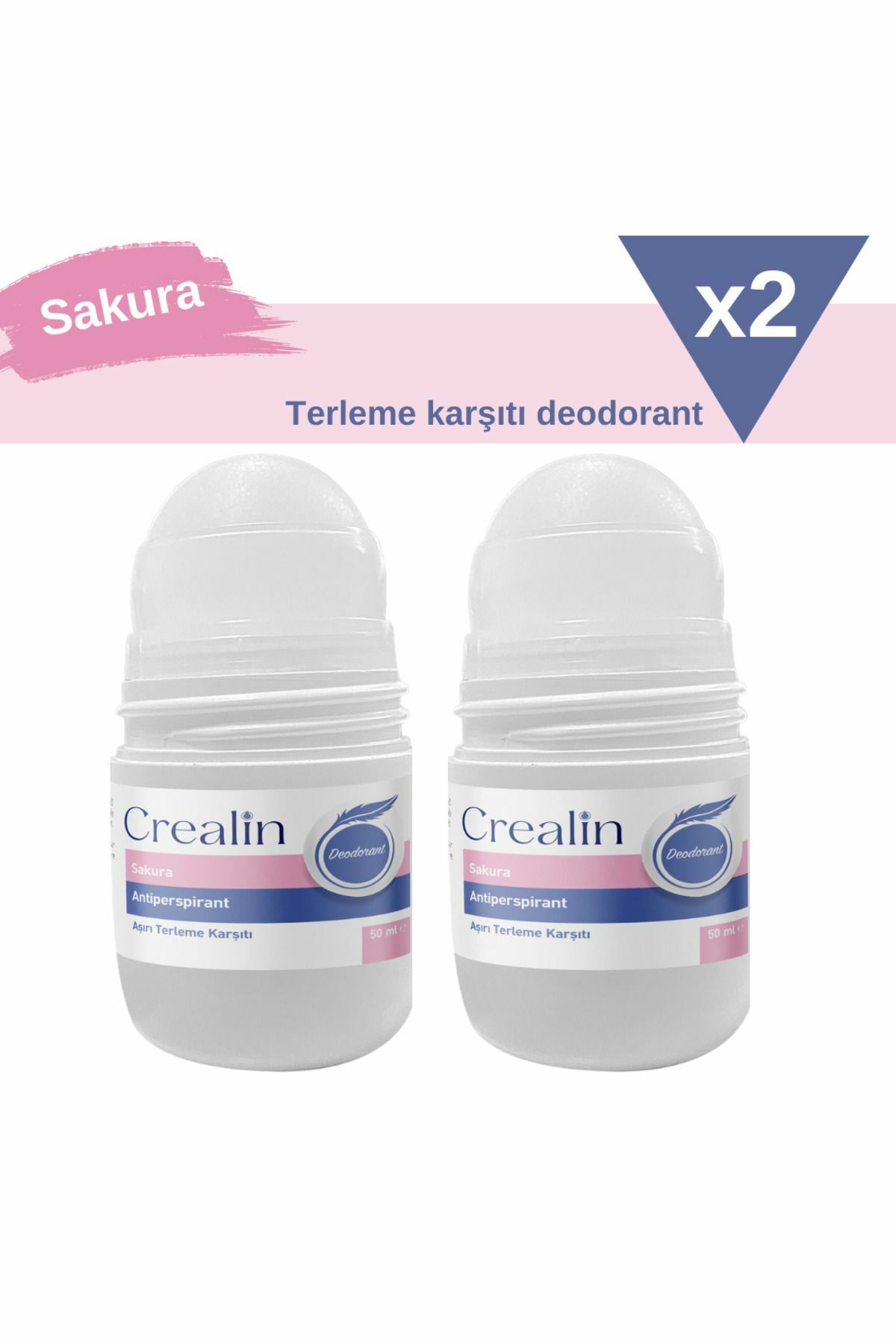 Crealin Roll-On Deodorant Unscented 50 ml