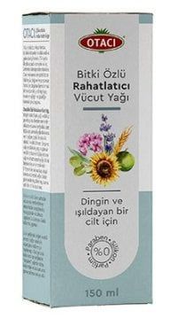 SKT:02/2024 Otacı Bitki Özlü Rahatlatıcı Vücut Yağı 150ml