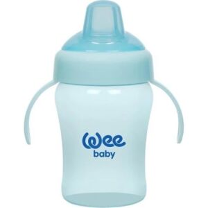 Wee Baby Colurful Akıtmaz Kulplu Antikolik Bardak 240 ml 775 Mavi