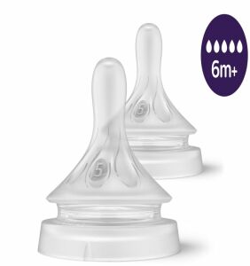 Avent Natural Response Biberon Emziği 5 Numara 6+ Ay 2'li