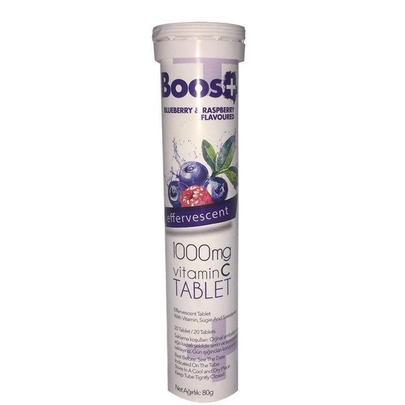 Boos+ C Vitamini 1000mg 20 Efervesan Tablet
