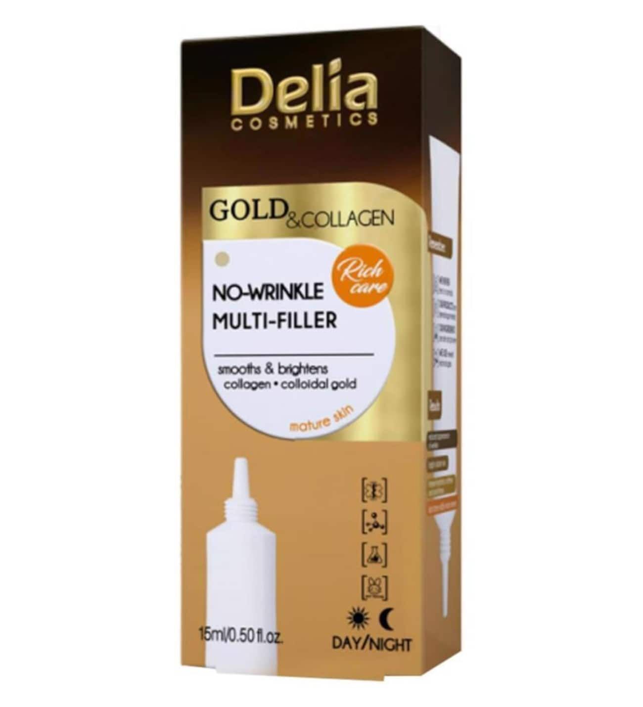 Delia Gold Collagen No Wrinkle Multi Filler Krem 15 ml