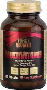 Force Nutrition Multivitamin Women 120 Tablet - 3 Adet