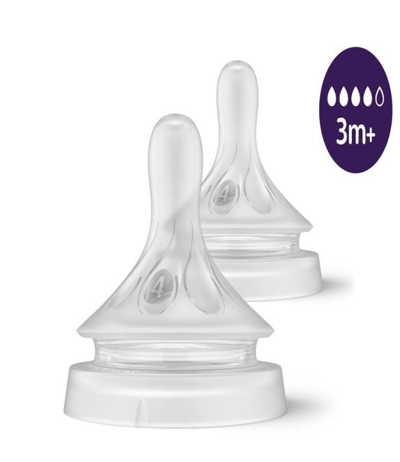 Avent Natural Response Biberon Emziği 4 Numara 3+ Ay 2'li