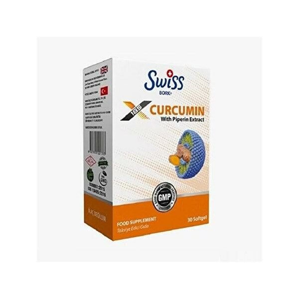 Swiss Bork Curcimin With Piperin 30 Softgel