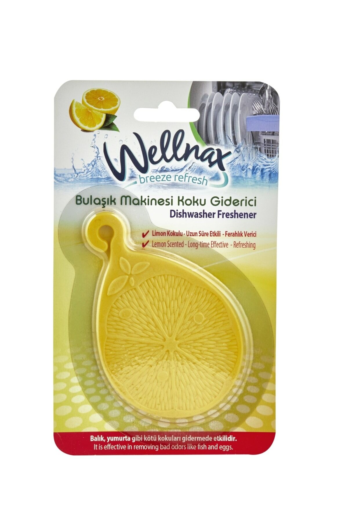 Wellnax Bulaşık Makinesi Koku Giderici Limon