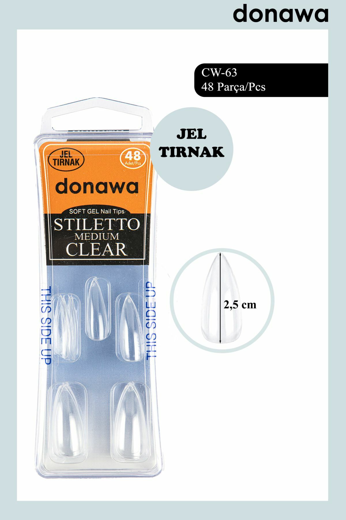 Donawa Soft Jel Yuvarlak Tırnak Cw-62