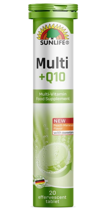 SUNLIFE MULTI+Q10 20 EFERVESAN TABLET