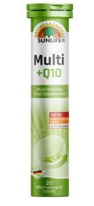 SUNLIFE MULTI+Q10 20 EFERVESAN TABLET