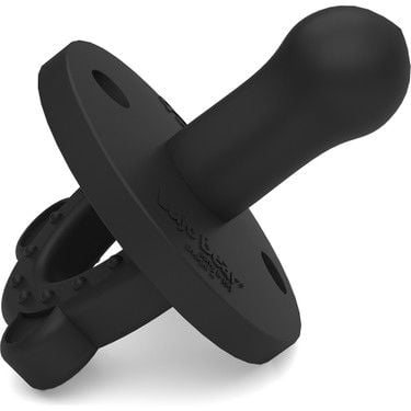 Lujo Bear 0-6 Ay Silikon Emzik ve Diş Kaşıyıcı - Siyah