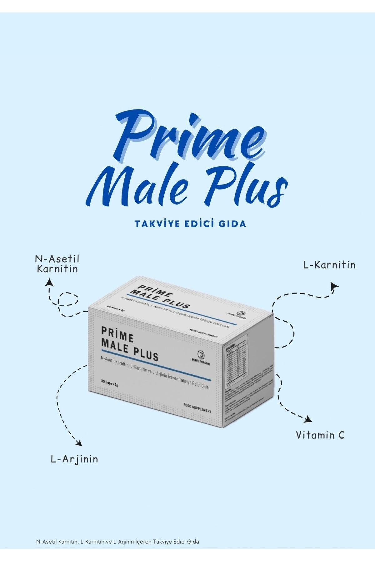 Prime Male Plus 3 gr 30 Saşe