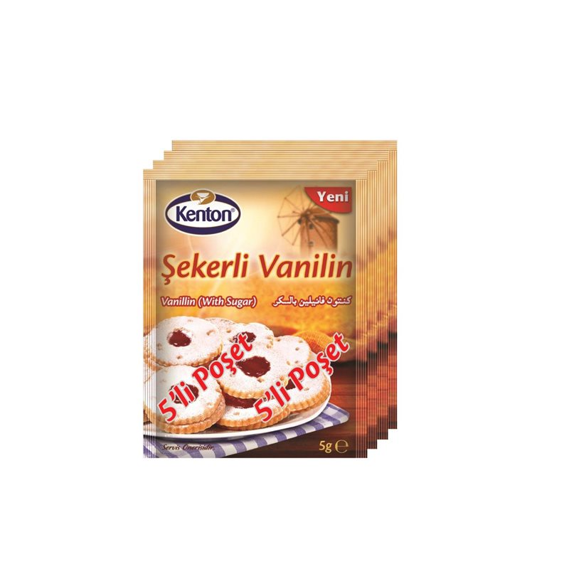 Kenton Şekerli Vanilin 15'Li (Poşet)