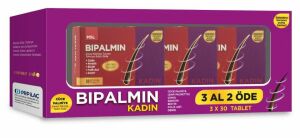 Bipalmin Kadın 3 x 30 Tablet 3 Al 2 Öde