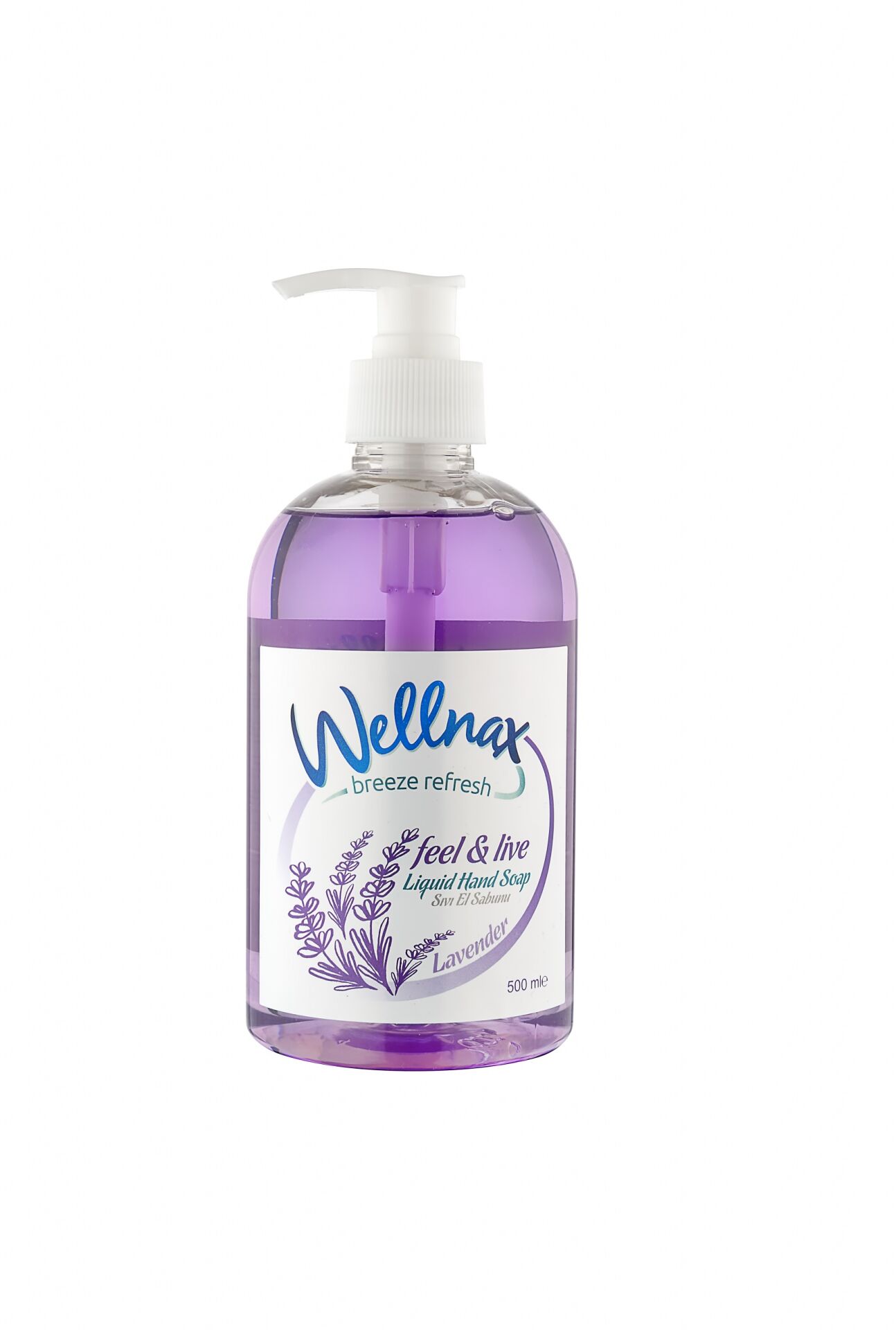 Wellnax Sıvı El Sabunu Lavender 500 ml