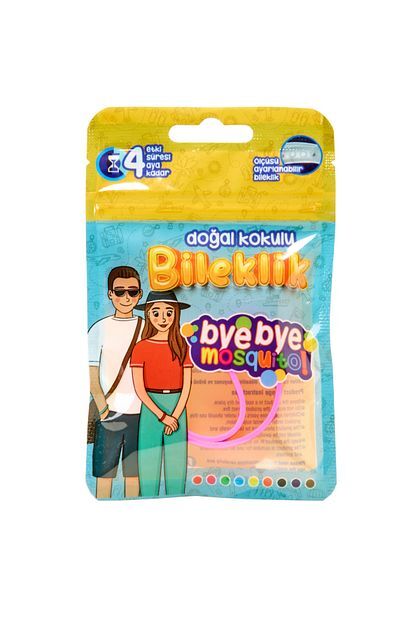 Bye Bye Mosquito Yeni Nesil Sivrisinek Bilekliği Yetişkin