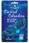 Carnival Columbina Göz Çevresi Jel Maske Mavi
