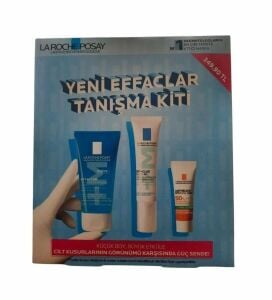 La Roche Posay Yeni Effaclar Tanışma Kiti Jel 50 ml + 15 ml Duo+ M + Yağlı Cilt Güneş Kremi 3x3 ml - 349,90 TL Etiketli