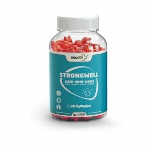 Nouplus Strongwell Haır Skın Naıls Gummies 60 Tablet