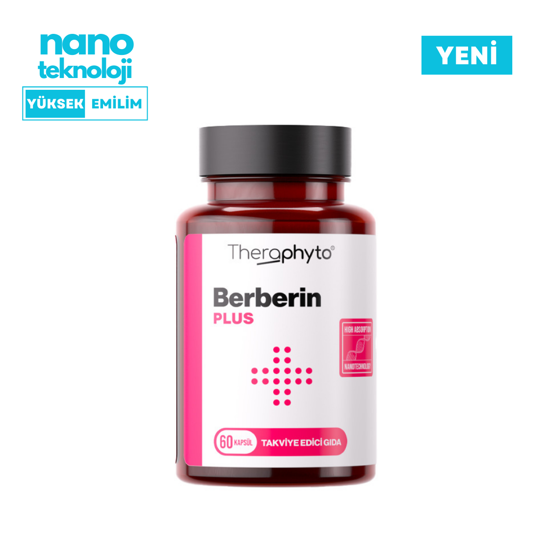 Theraphyto Berberin Plus Ekstraktı Karamuk 60 Kapsül