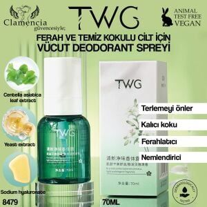 TWG Vücut Deodorantı Sprey 70 ml