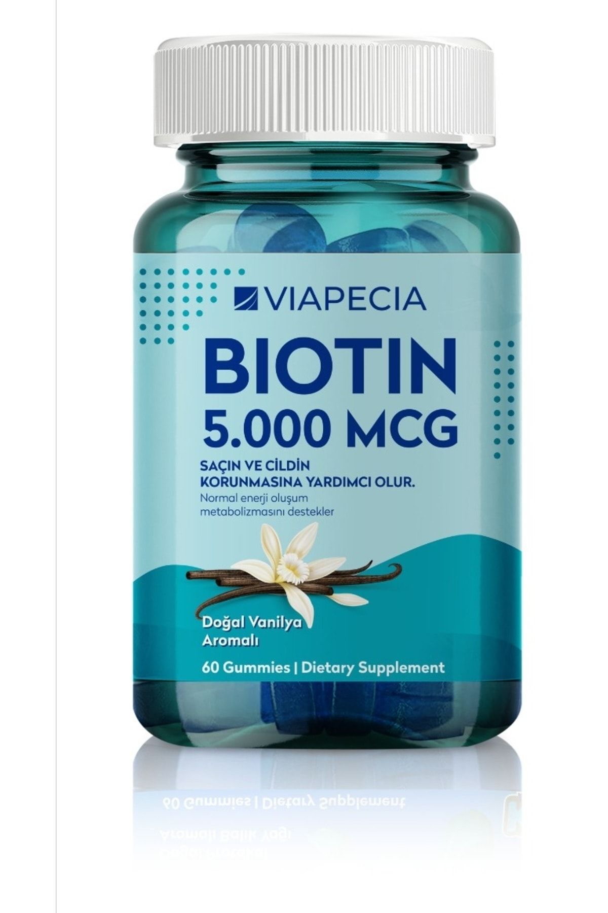 Viapecia Biotin 5000 mcg 60 Gummies
