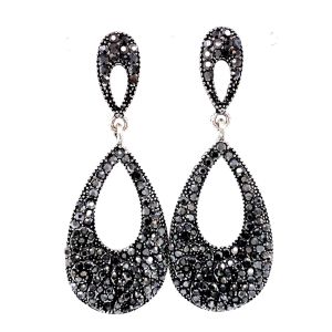 Chn-0164-7 Zara Küpe Eskitme Gümüş