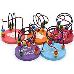 Hamaha Wooden Toys HMH-604 Yuvarlak Desenli Mini Helezon