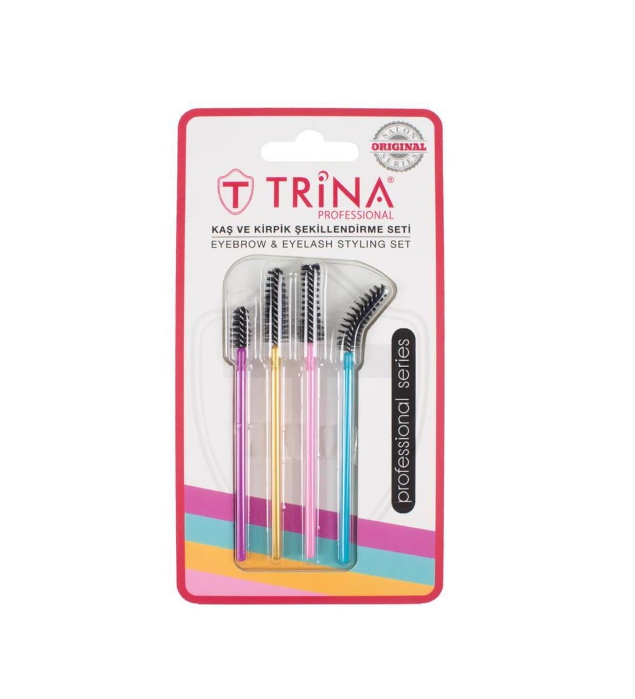 Trina 02 Kaş ve Kirpik Şekillendirme Seti 4'lü
