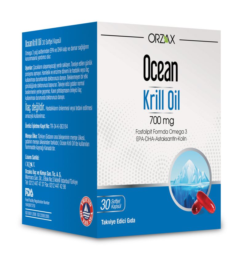Ocean Krill Oil 30 Kapsül
