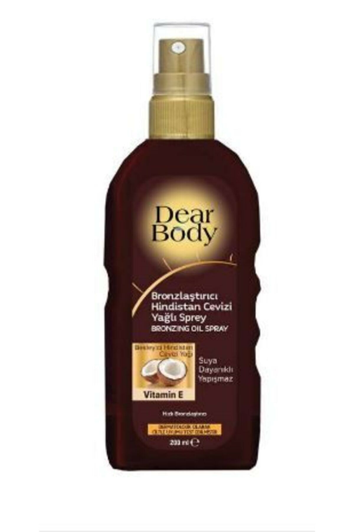 Dear Body Bronzlaştırıcı Hindistan Cevizi Yağlı Sprey 200 ml