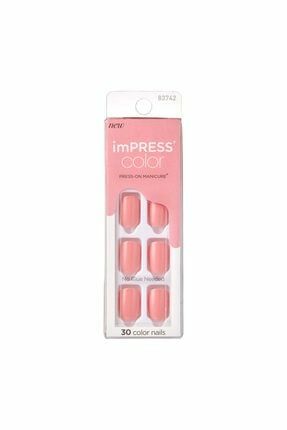 Impress Kendinden Yapışkanlı Tırnak Small Taşlı Pembe