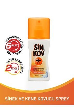 Sinkov Sivrisinek ve Kene Kovucu Atomizer Sprey 100 ml  - 12 Adet
