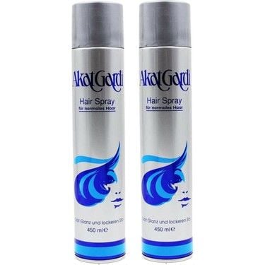 Akat Gardi Saç Spreyi Gri 400 ml - 2 Adet