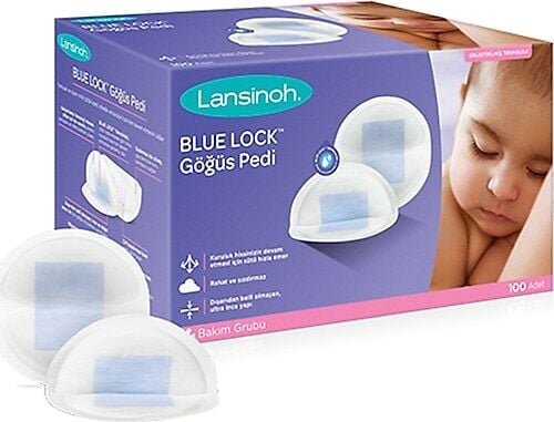 Lansinoh Blue Lock Göğüs Pedi 2 Adet