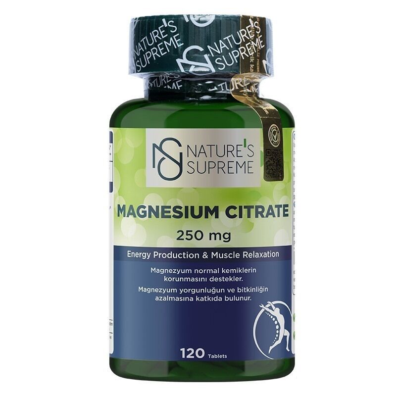 Nature's Supreme Magnesium Citrate 250 mg 120 Tablet