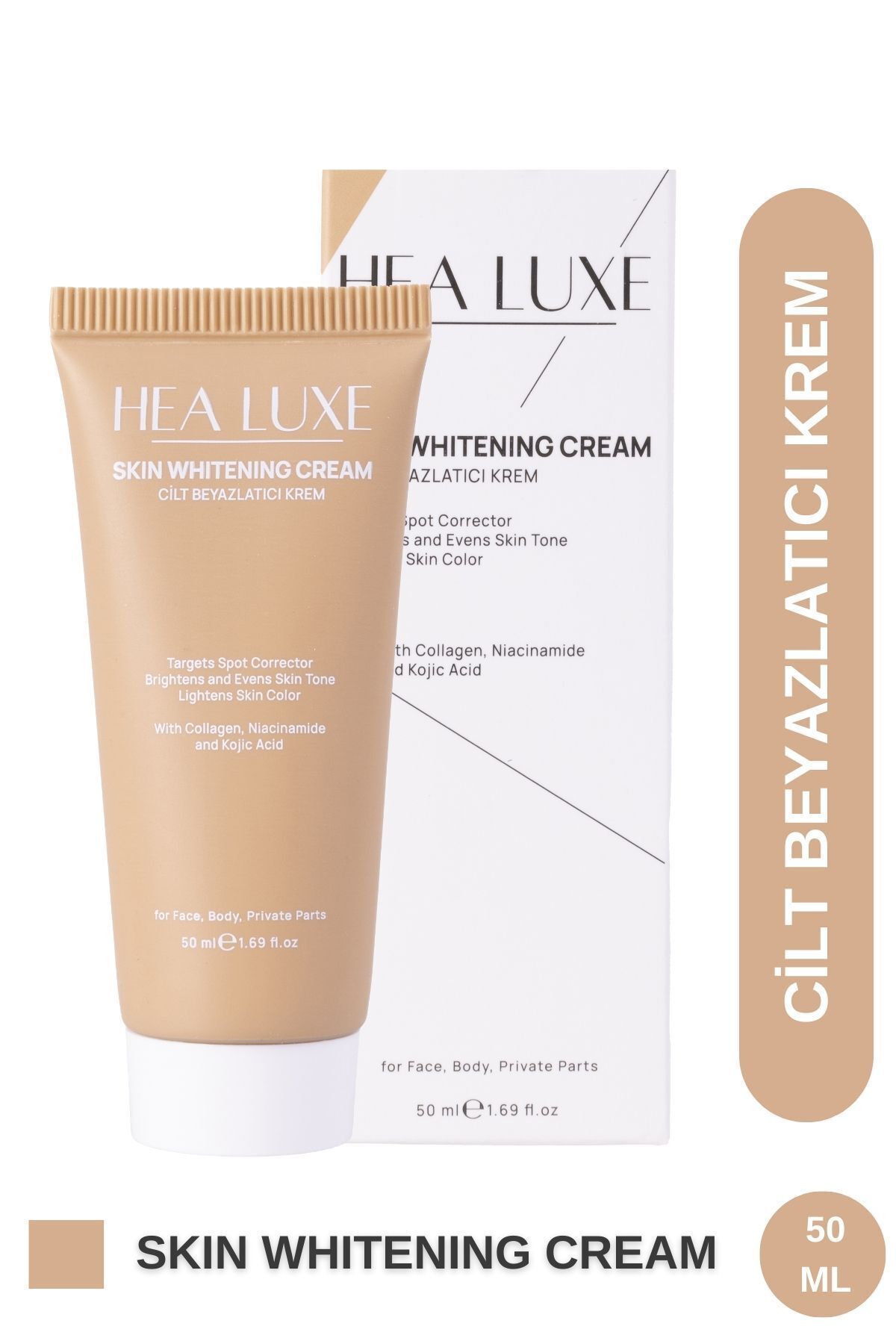 Hea Luxe Cilt Beyazlatıcı Aydınlatıcı Krem 50 ml