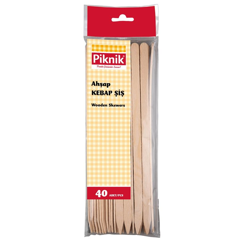 Piknik Ağaç Bambu Kürdan 75'Li 118P