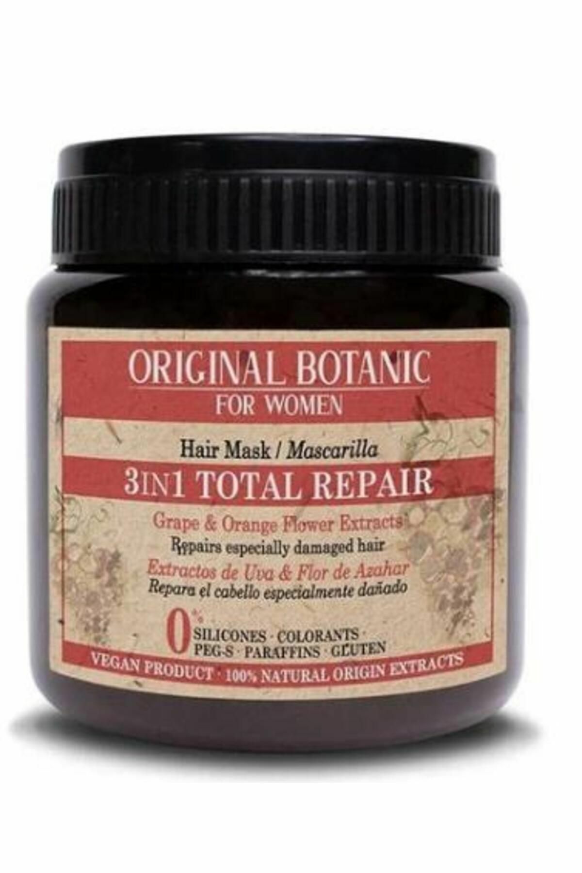 Original Botanic 3 in 1 Onarıcı Vegan Bakım Maskesi Kadın 250 ml