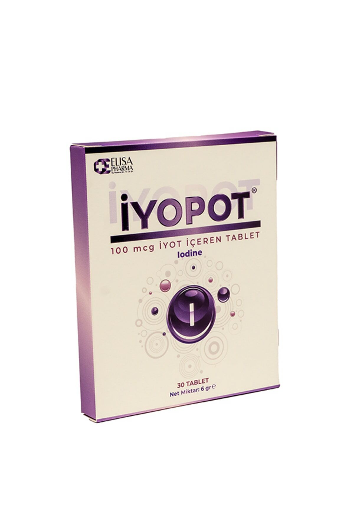 İyopot İyot İçeren Takviye Edici Gıda 30 Tablet