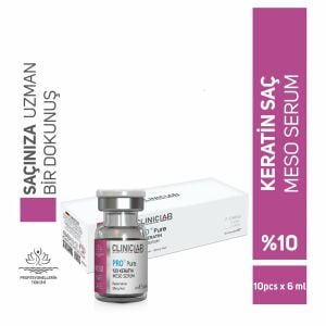 ClinicLab Pro+ Pure %10 Keratin Meso Serum 6 ml 10'lu