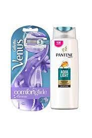 Gillette Venus Venus Breeze Kadın Tıraş Makinesi Yedekli + Pantene Şampuan Aqualight 360 ml