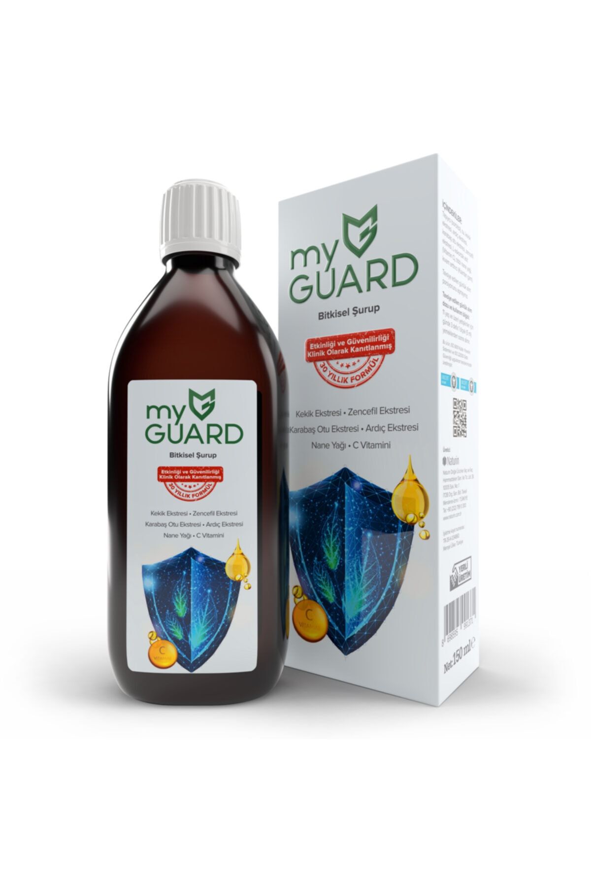 My Guard Kekik ve Zencefil Ekstresi İçeren Bitkisel Şurup 150 ml