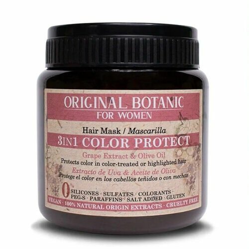 Original Botanic 3 in 1 Renk Koruyucu Vegan Maske Kadın 250 ml
